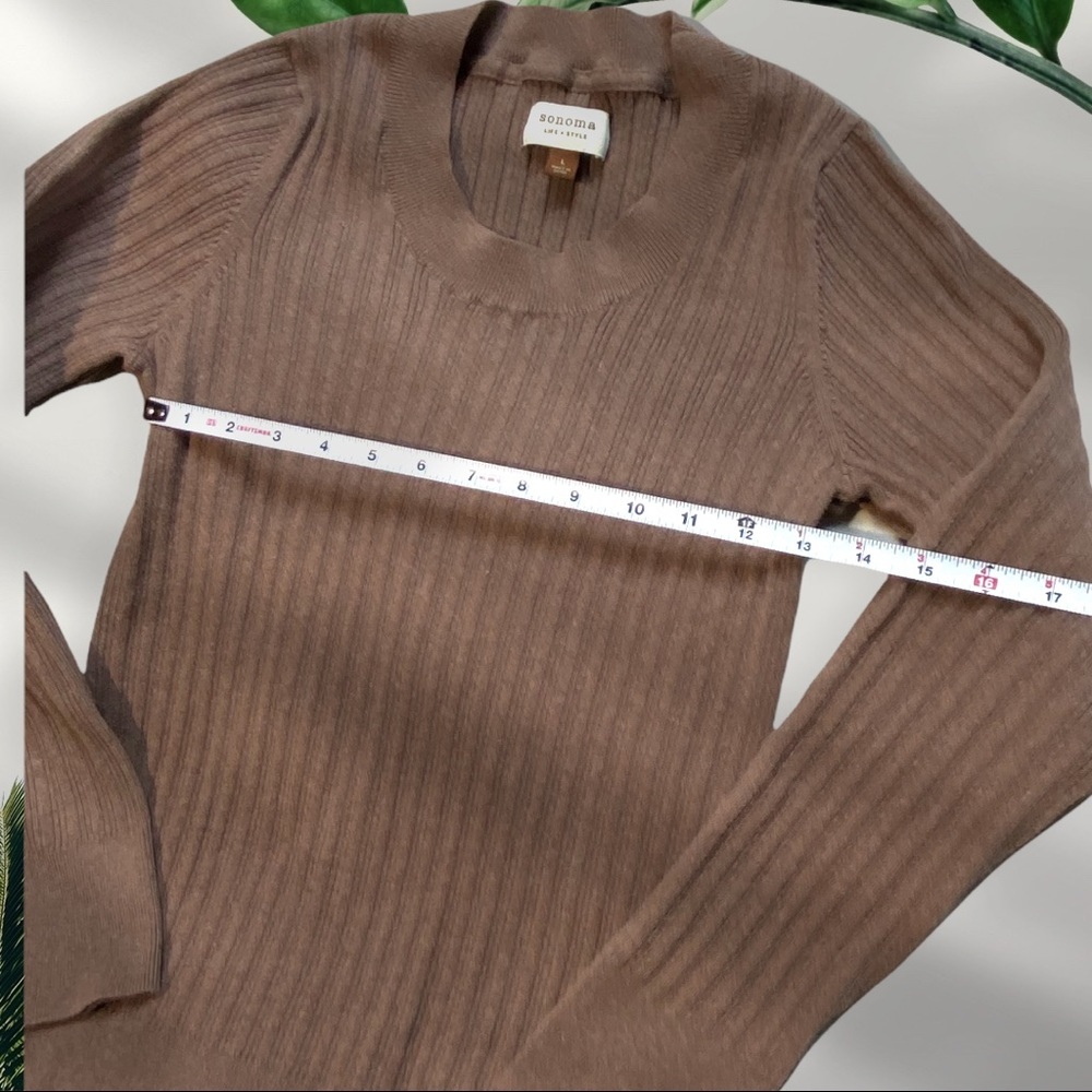๐ข5/$25 Sonoma Brown Sweater - Picture 4 of 7